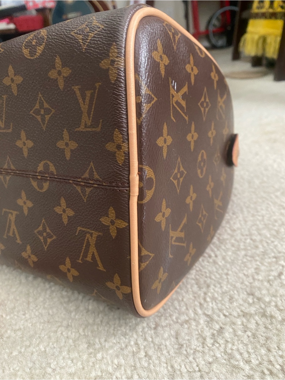 Unknown. Brown leather purse - Picture 13 of 15